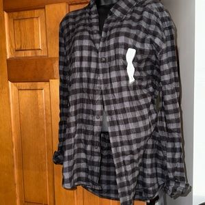 Plaid unisex shirt